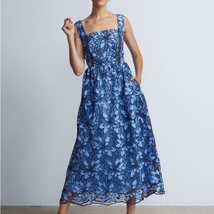 NWT New York & Company Sleeveless Square Neck Floral Dress